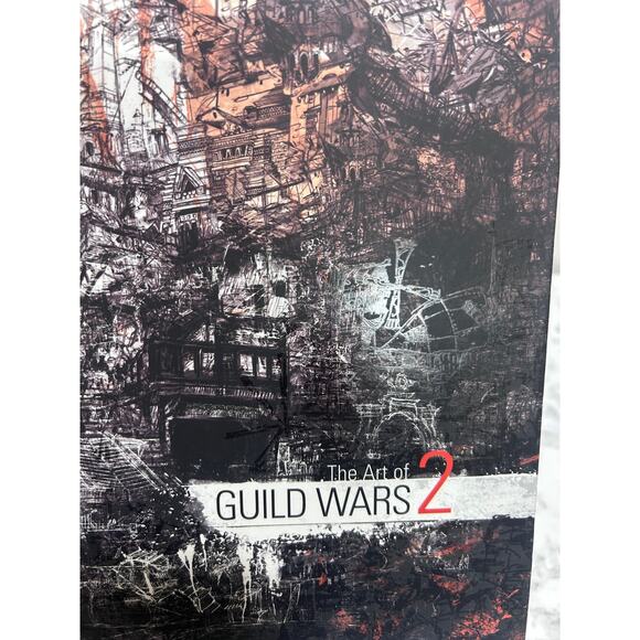 The Art Of Guild Wars 2 Hardcover Book SIGNED 128 PGS English Art 2007-2009 Blk - Picture 3 of 16
